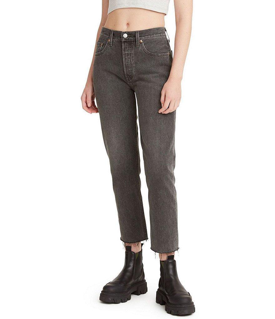 Levi's® 501 High Rise Cropped Straight Leg Jeans Product Image