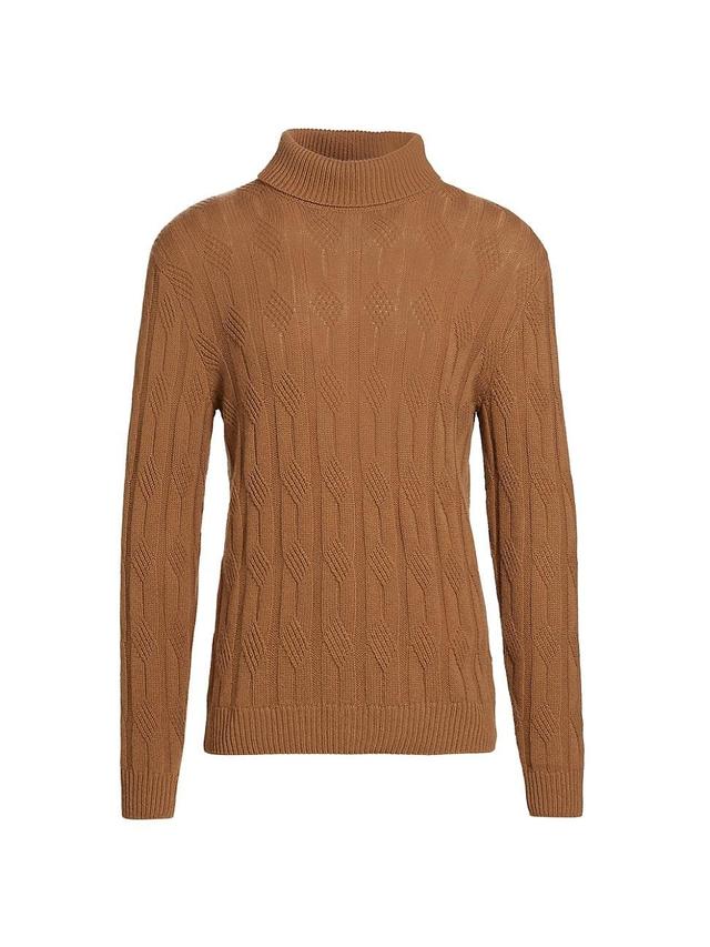 Mens Cashmere Turtleneck Sweater Product Image