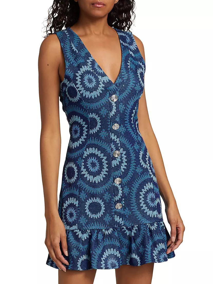 Kathleen Abstract Sleeveless Minidress Product Image