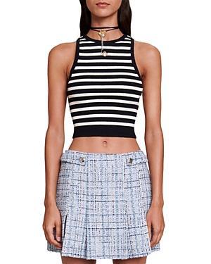 Maje Marinelia Racerback Crop Top Product Image