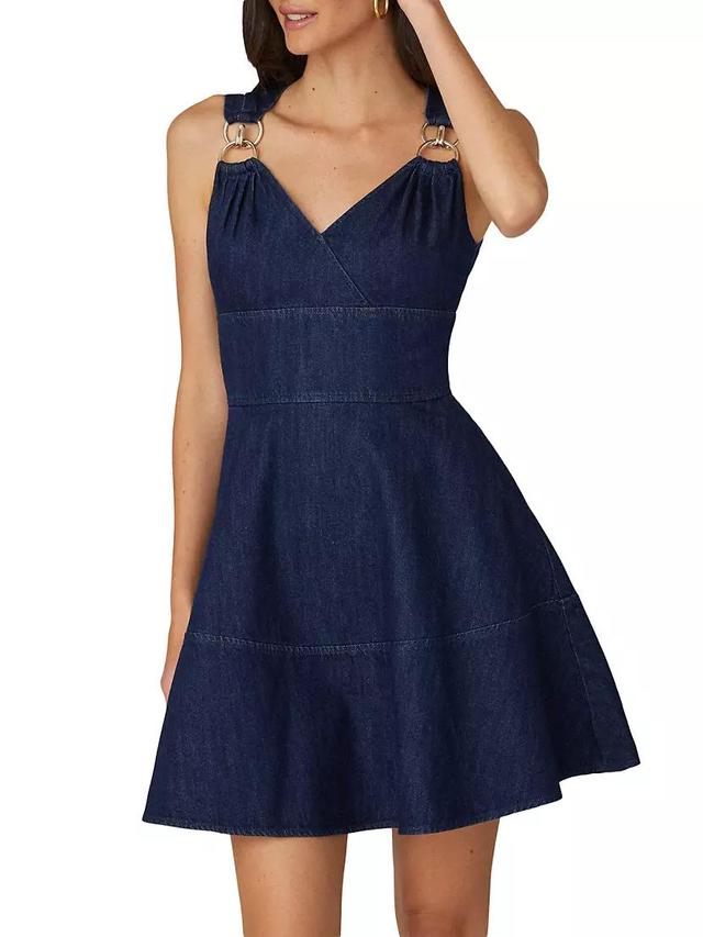 Presley Denim Ring Minidress Product Image