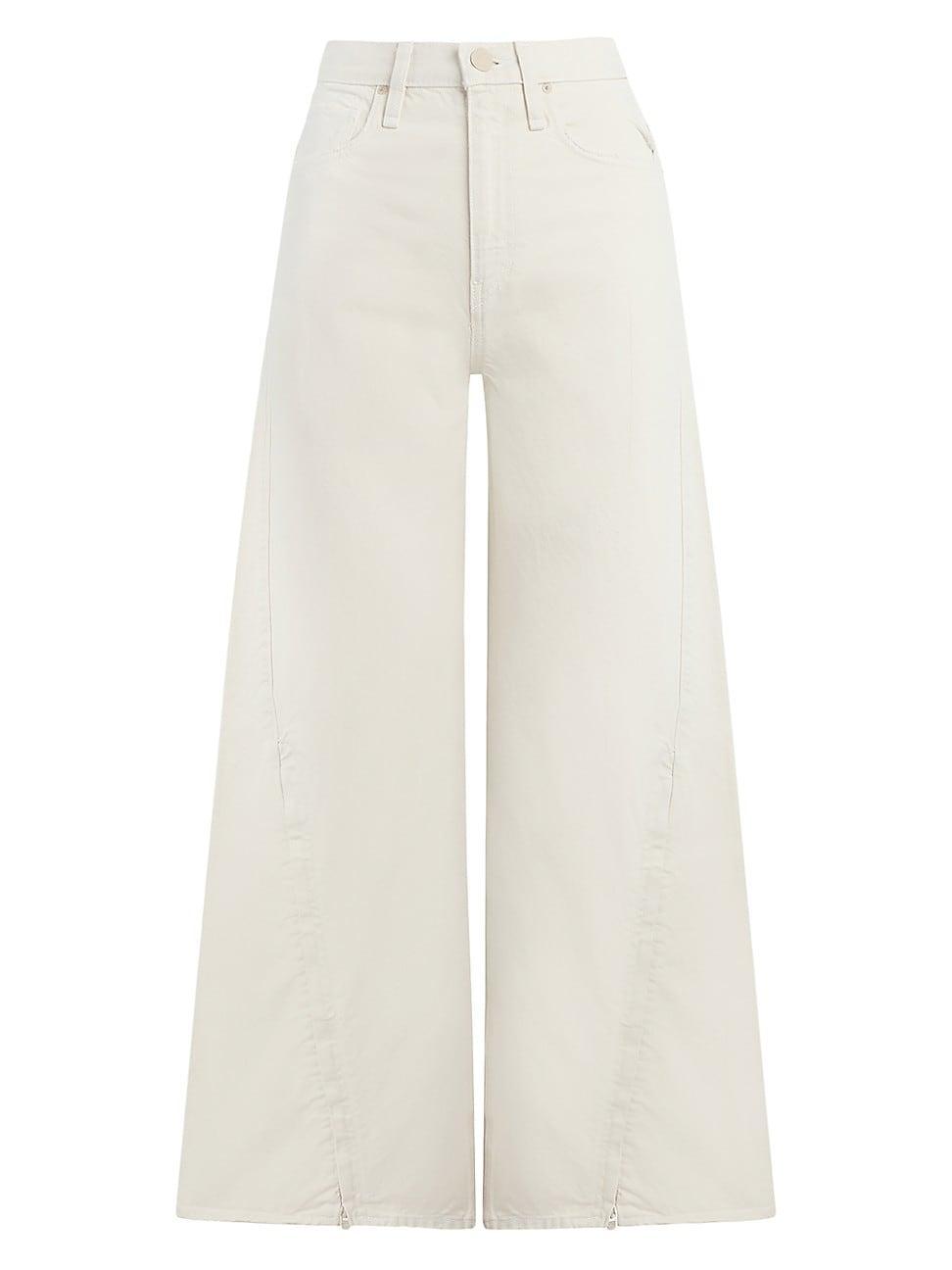 Womens James Wide-Leg Split-Hem Jeans Product Image