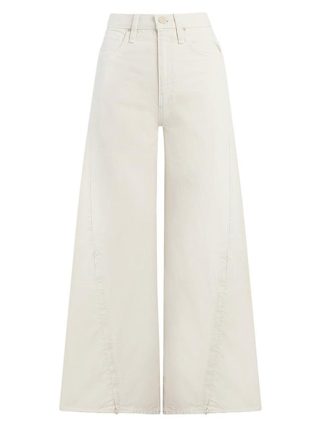 Womens James Wide-Leg Split-Hem Jeans Product Image