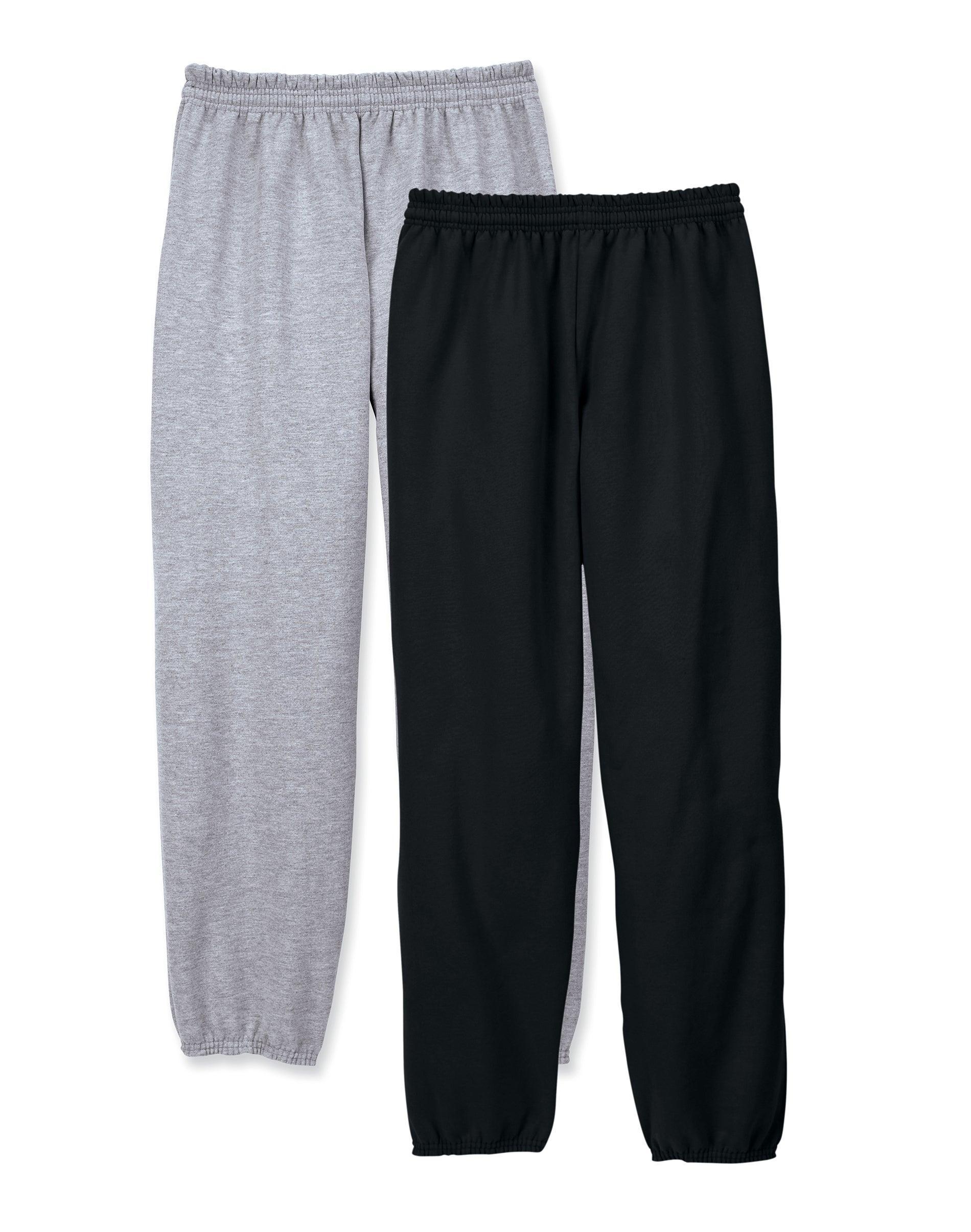 Hanes EcoSmart Fleece Mens Sweatpants Value Pack (2-pack) Navy 3XL Product Image