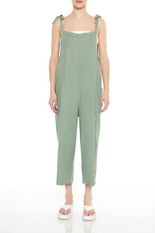 Relaxed Tie-Strap Jumpsuit | Forever 21 Product Image