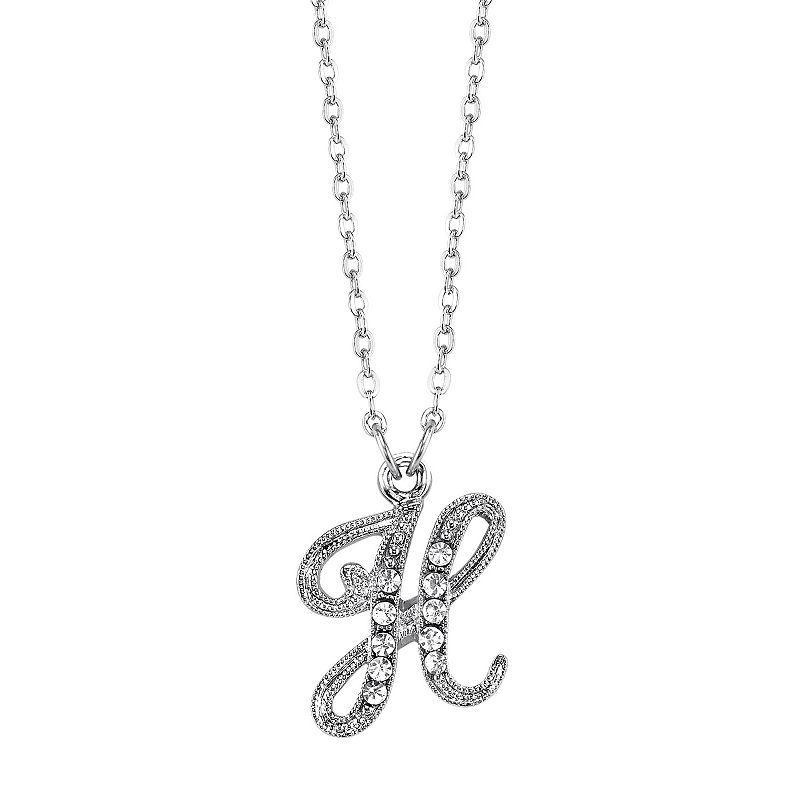 1928 Script Initial Necklace, Womens Product Image