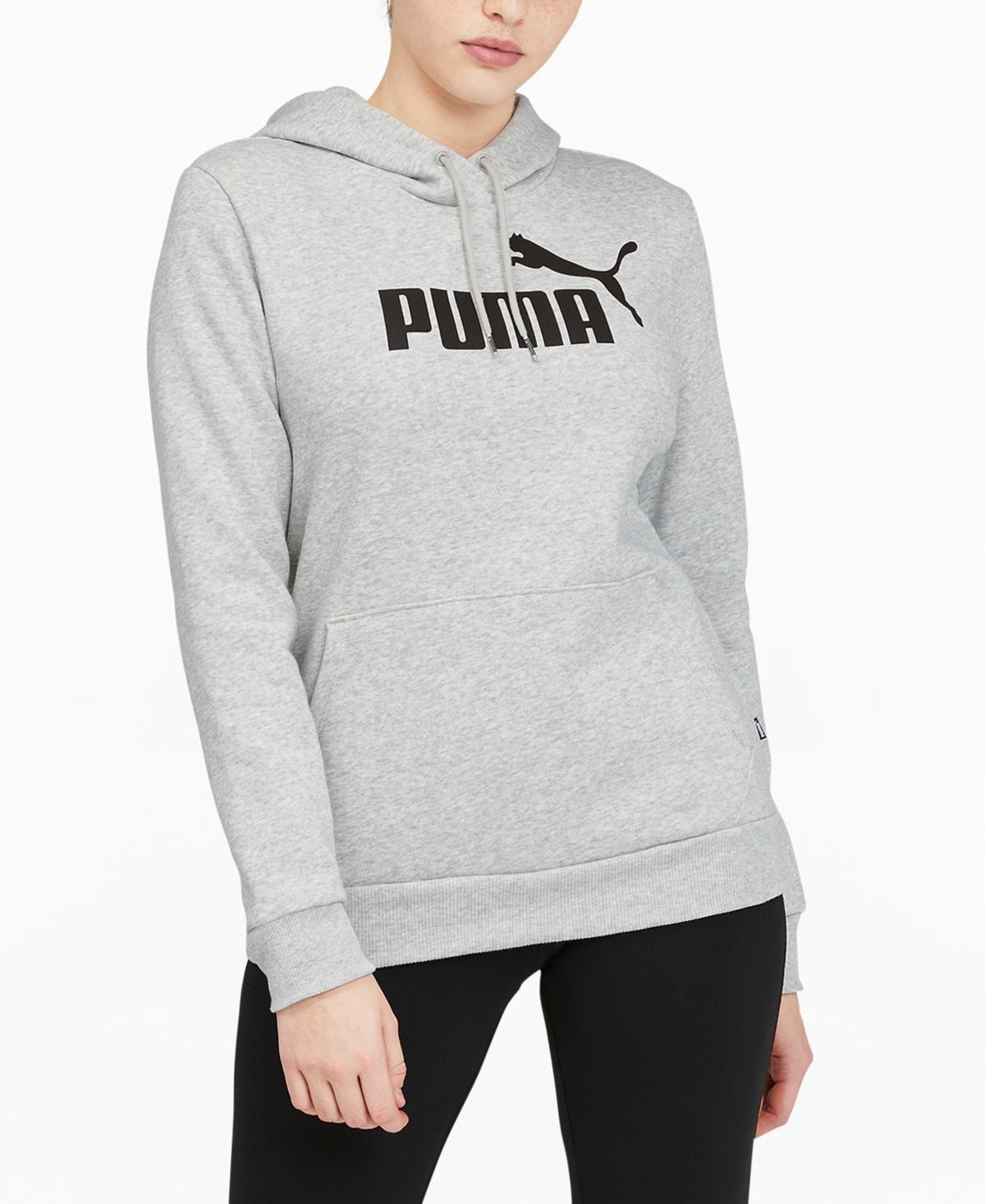 Puma Womens Essentials Logo Fleece Sweatshirt Hoodie Product Image