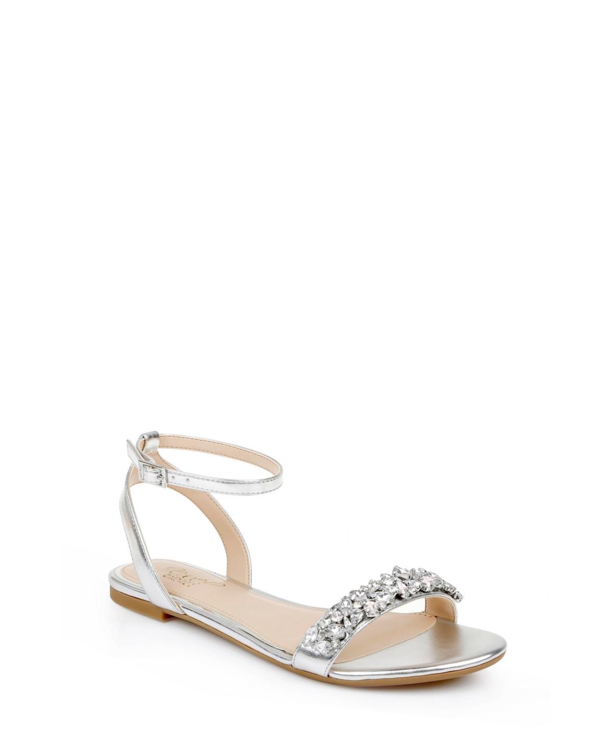 Jewel Badgley Mischka Womens Ohara Flat Evening Sandals Product Image