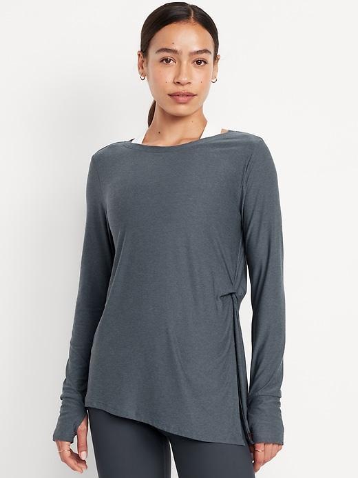 CloudMotion Side-Tie Tunic Product Image