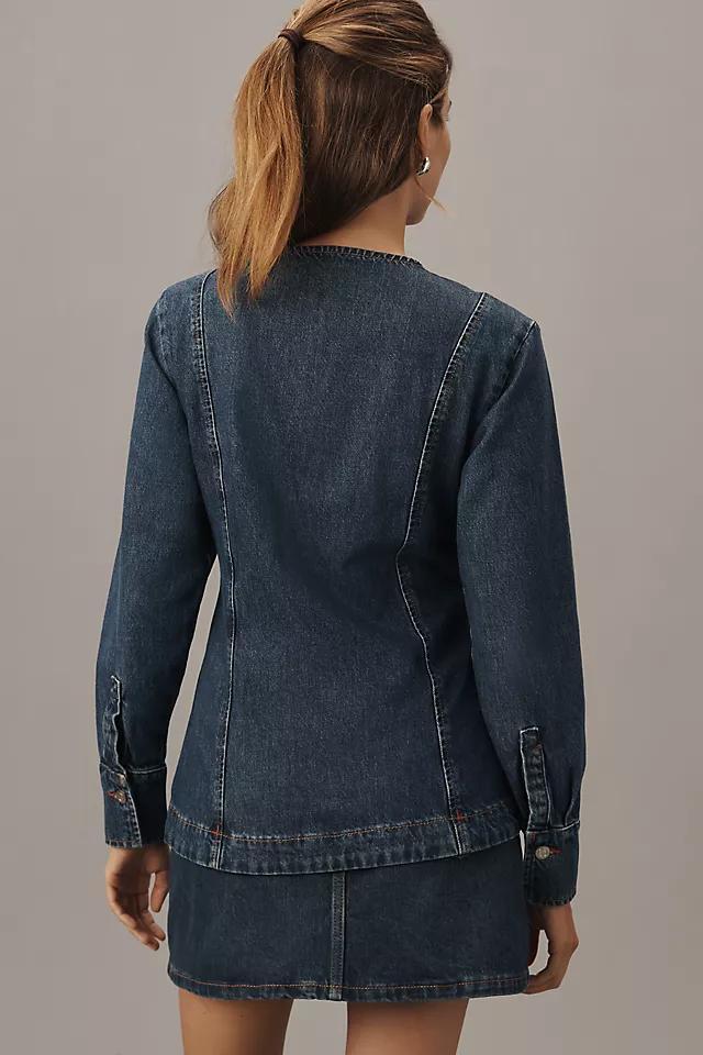 ALIGNE Audrey Long-Sleeve Denim Shirt Product Image