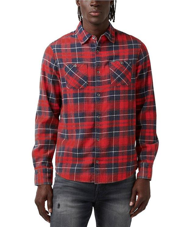 Buffalo David Bitton Sibani Long Sleeve Plaid Woven Shirt Product Image