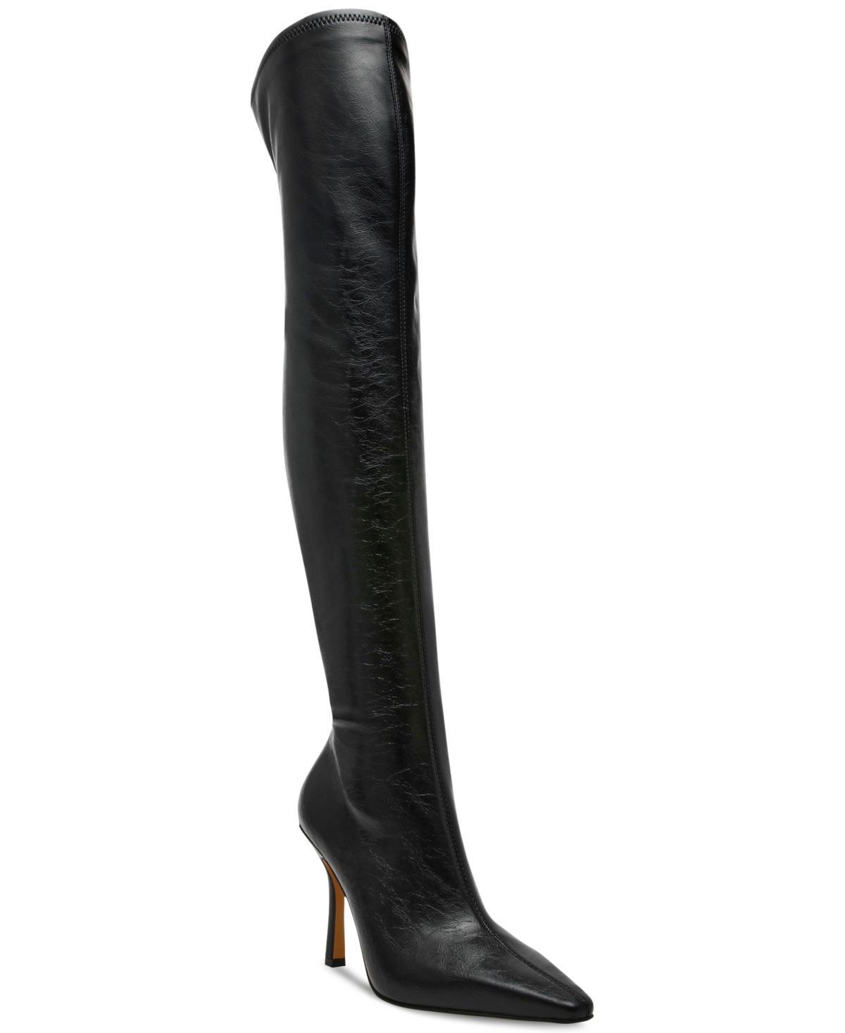 Steve Madden Womens Lorinda Over-The-Knee Stretch Boots Product Image