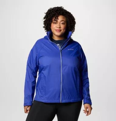 Plus Size Columbia Switchback IV Jacket, Womens Collegiate Blue Product Image