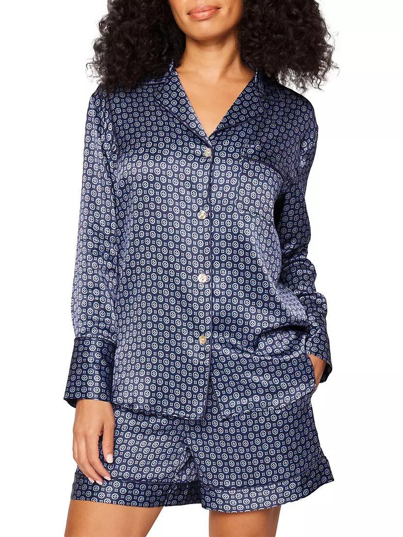 Mulberry Silk Shorts Pajama Set Product Image