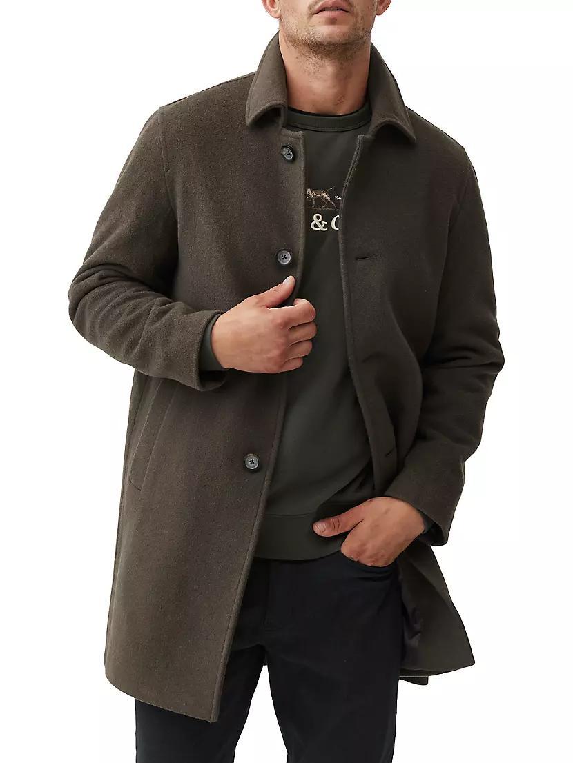 Mens Westgate Wool-Blend Car Coat Product Image