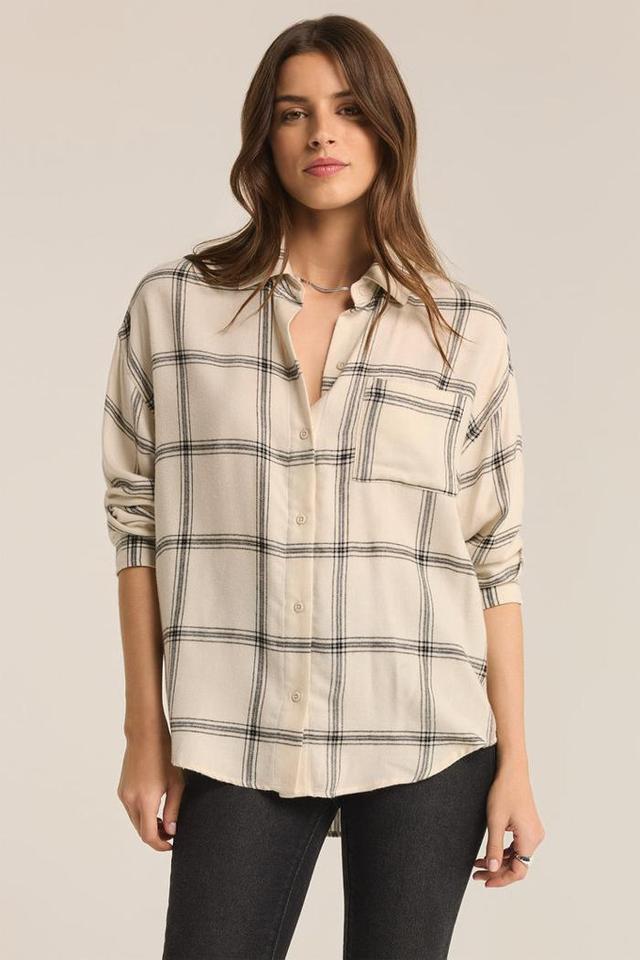 River Plaid Button Up Product Image