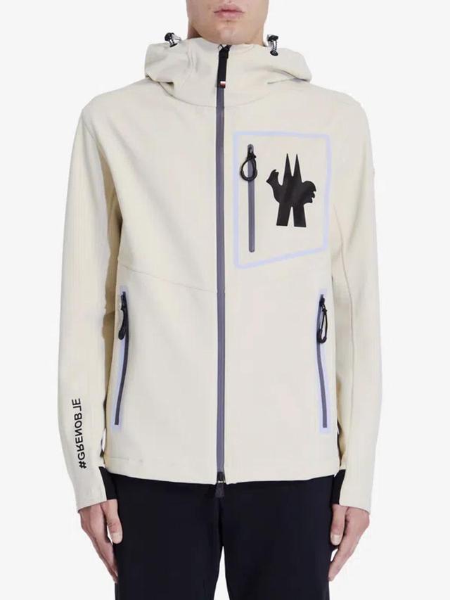 MONCLER Cormet Hooded Jacket In White Product Image