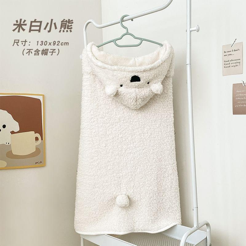 Ear Hooded Fleece Cape Product Image