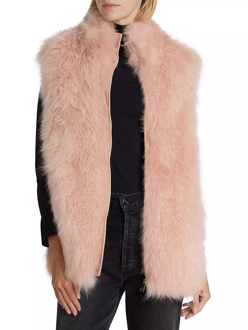 Cashmere Goat Fur Vest Product Image