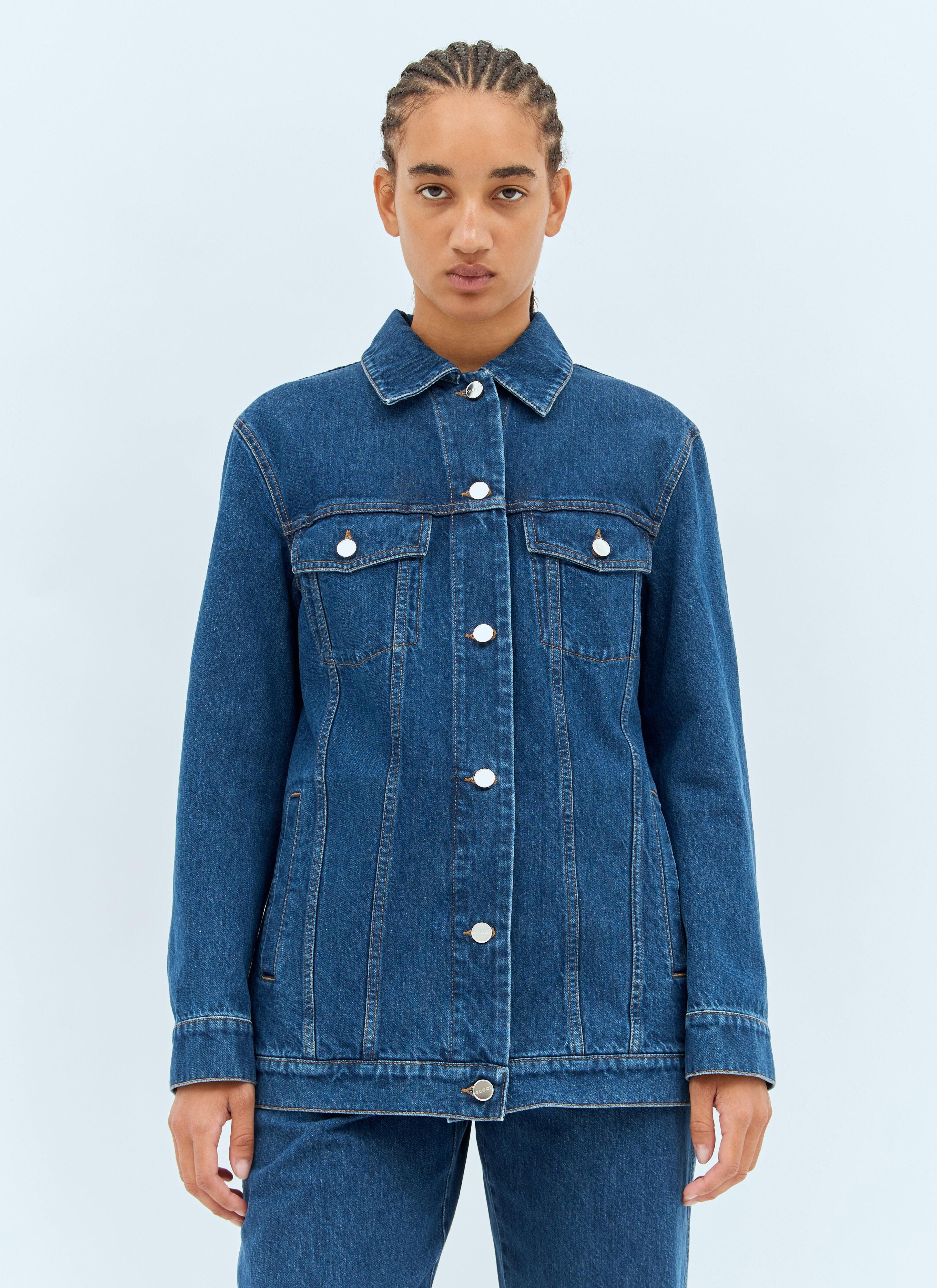 Classic Denim Jacket In Blue Product Image