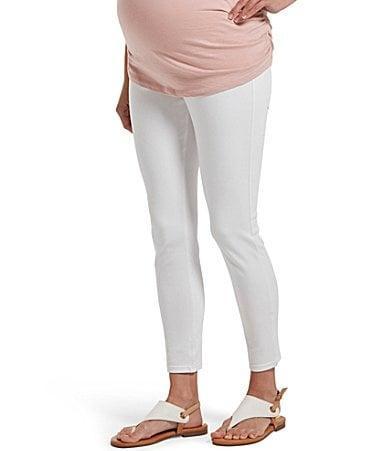 HUE Ultra Soft Denim Maternity Skimmer Leggings Product Image