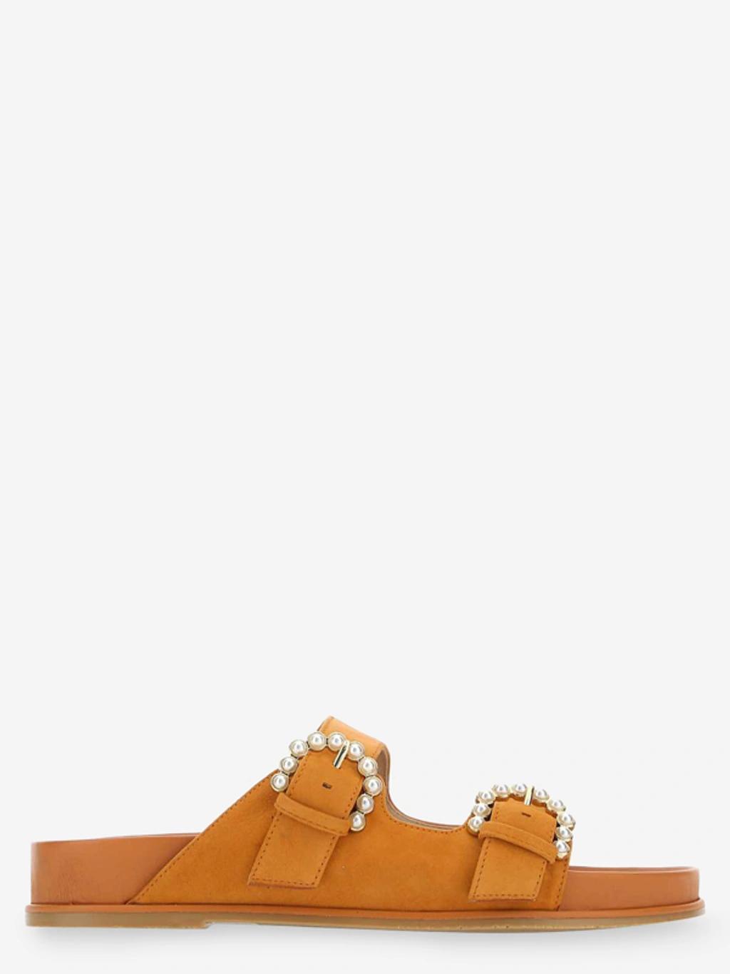 STUART WEITZMAN Slippers In Orange Product Image