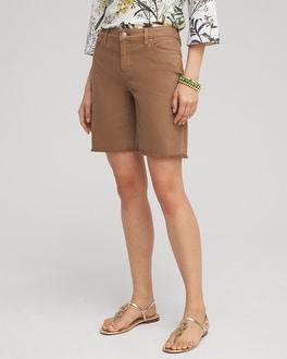 Girlfriend 7" Fray Hem Shorts Product Image