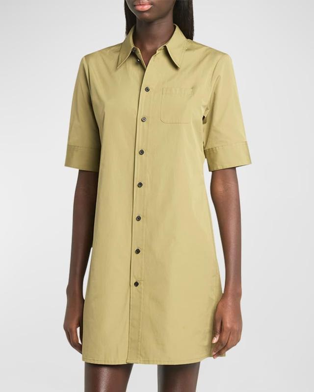 Short-Sleeve Button-Down Tunic Product Image