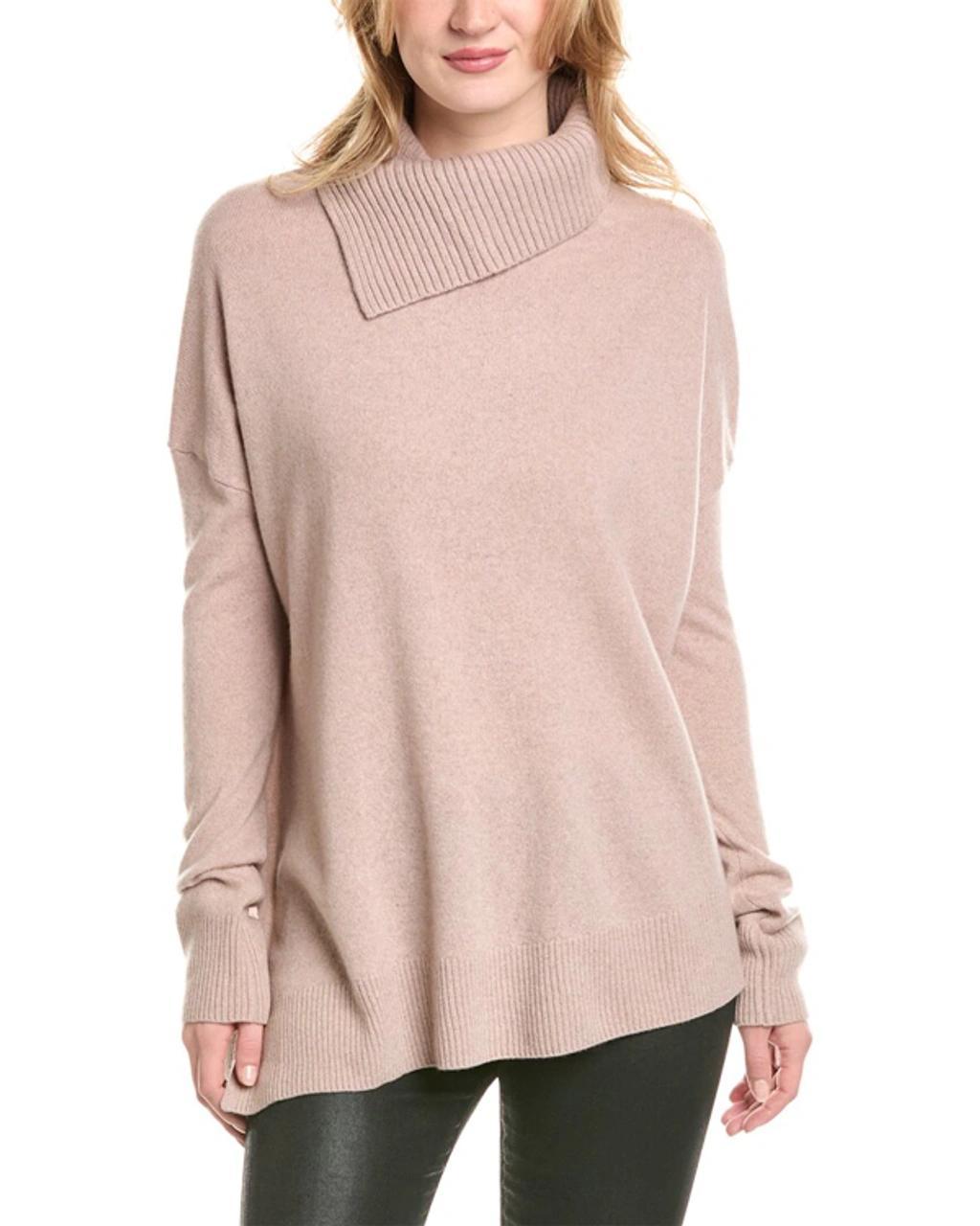 Whitby Cashmere & Wool-blend Sweater In Beige Product Image