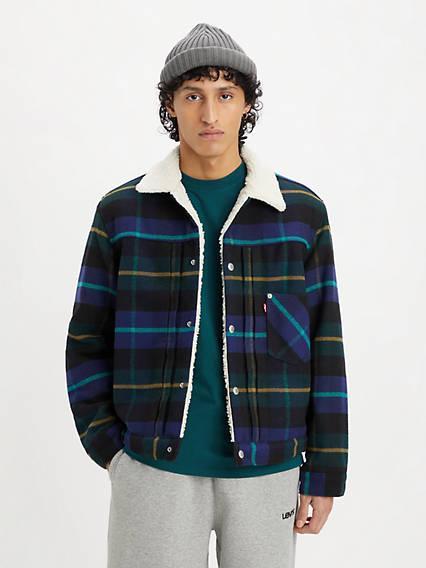 Levi's I Plaid Sherpa Trucker Jacket - Men's Product Image