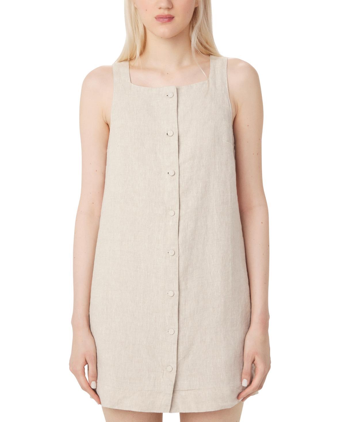 Frank And Oak Womens Pinafore Linen Dress Product Image