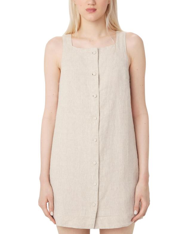 Frank And Oak Womens Pinafore Linen Dress Product Image