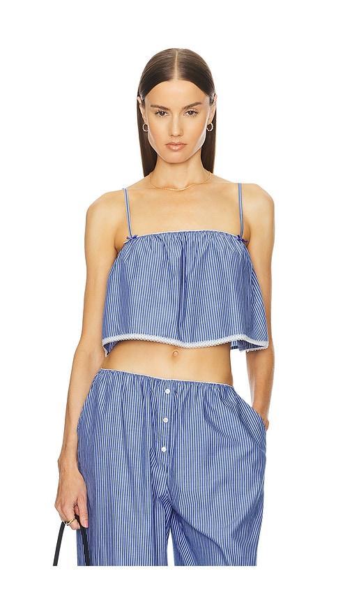 Pinstripe Poplin Camisole Product Image