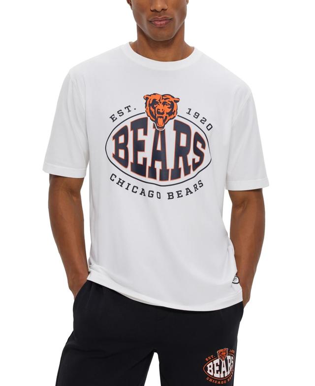 Boss Nfl Chicago Bears Cotton Blend Graphic Tee Product Image