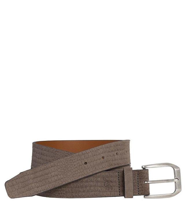 Johnston & Murphy Collection Men's Jameson Croc-Print Belt Product Image