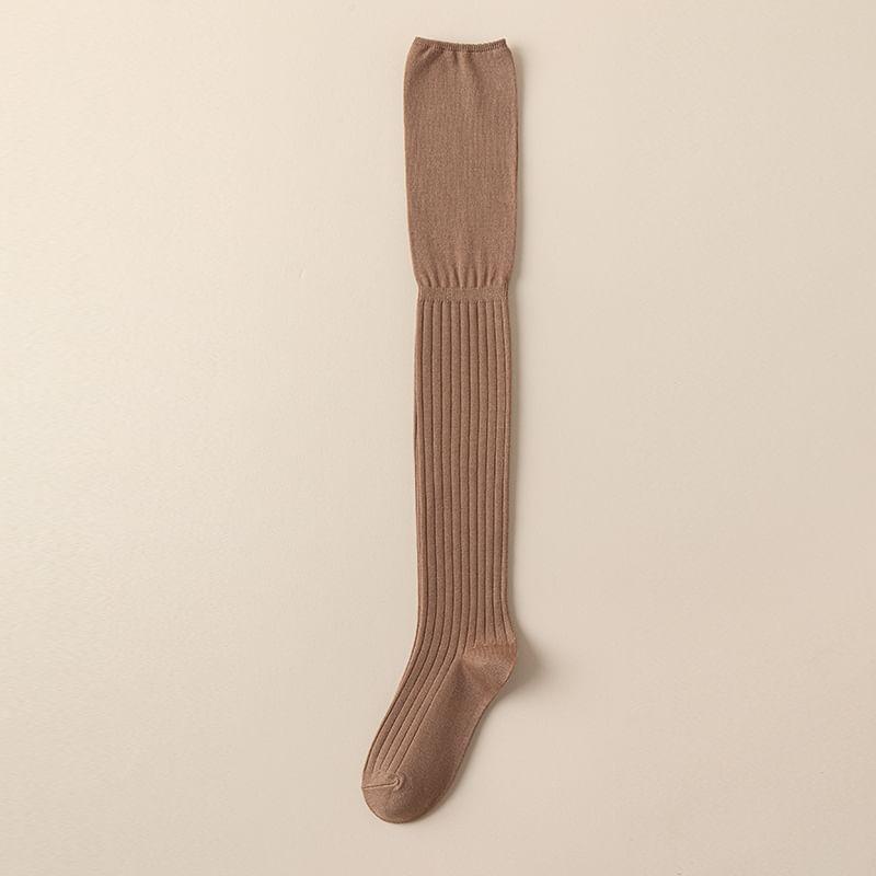 Plain Over the Knee Socks Product Image