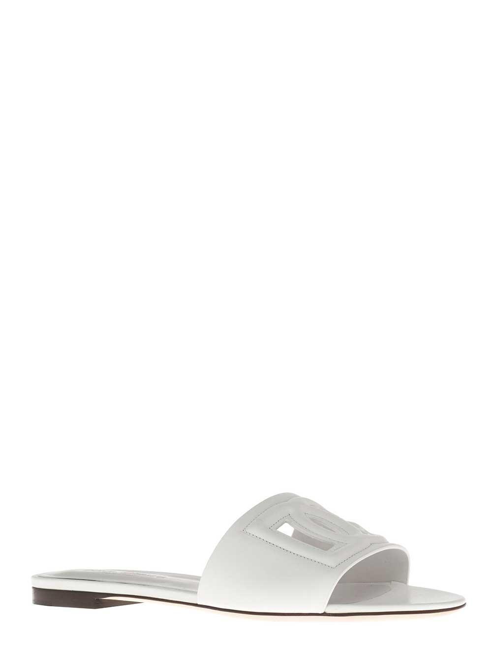 DOLCE & GABBANA Sandals In White Product Image