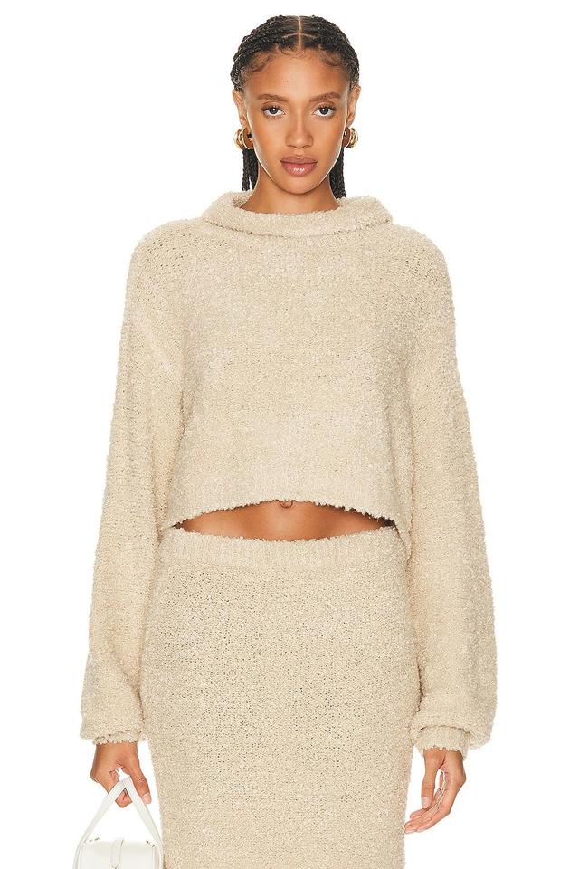 LPA Shai Sweater in Neutral. - size XXS (also in M, S, XL) Product Image