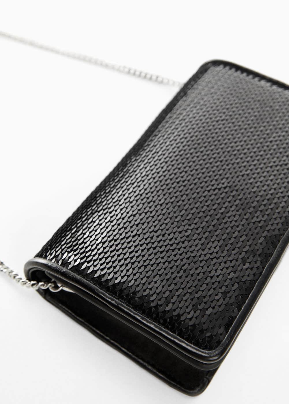 MANGO - Sequined cross-body bag - One size - Women Product Image