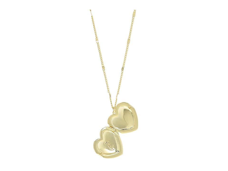 Kate Spade New York J Heart Locket (Clear Necklace Product Image