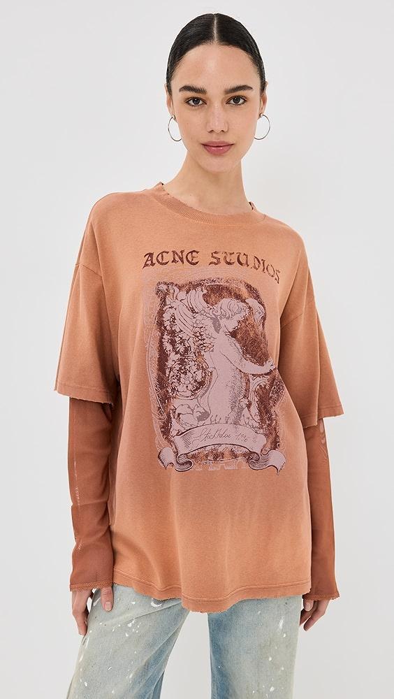 Acne Studios Layered Long Sleeve Tee | Shopbop Product Image