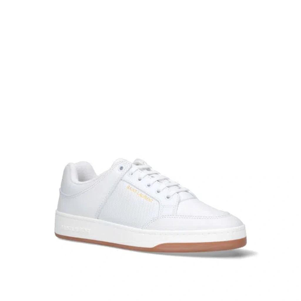 Leather Sneakers In White Product Image