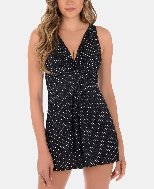 Womens Pin Point Marais Polka Dot Swim Dress Product Image