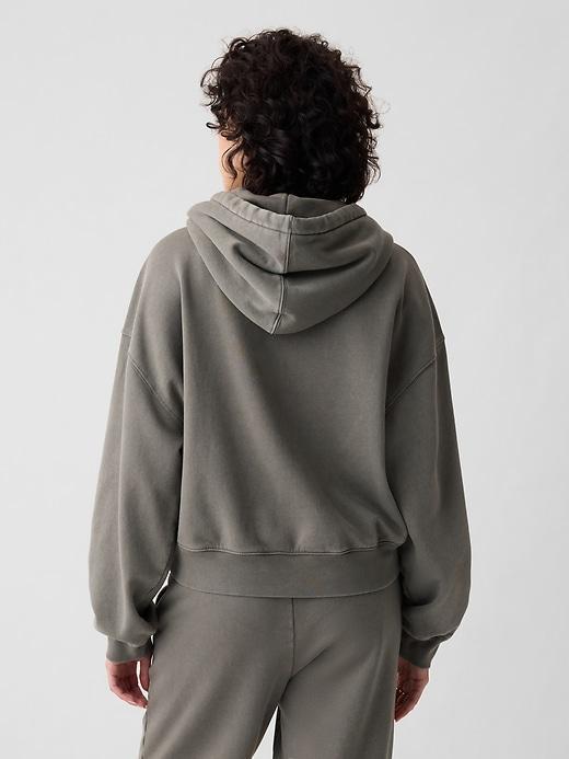 Vintage Soft Cropped Hoodie Product Image