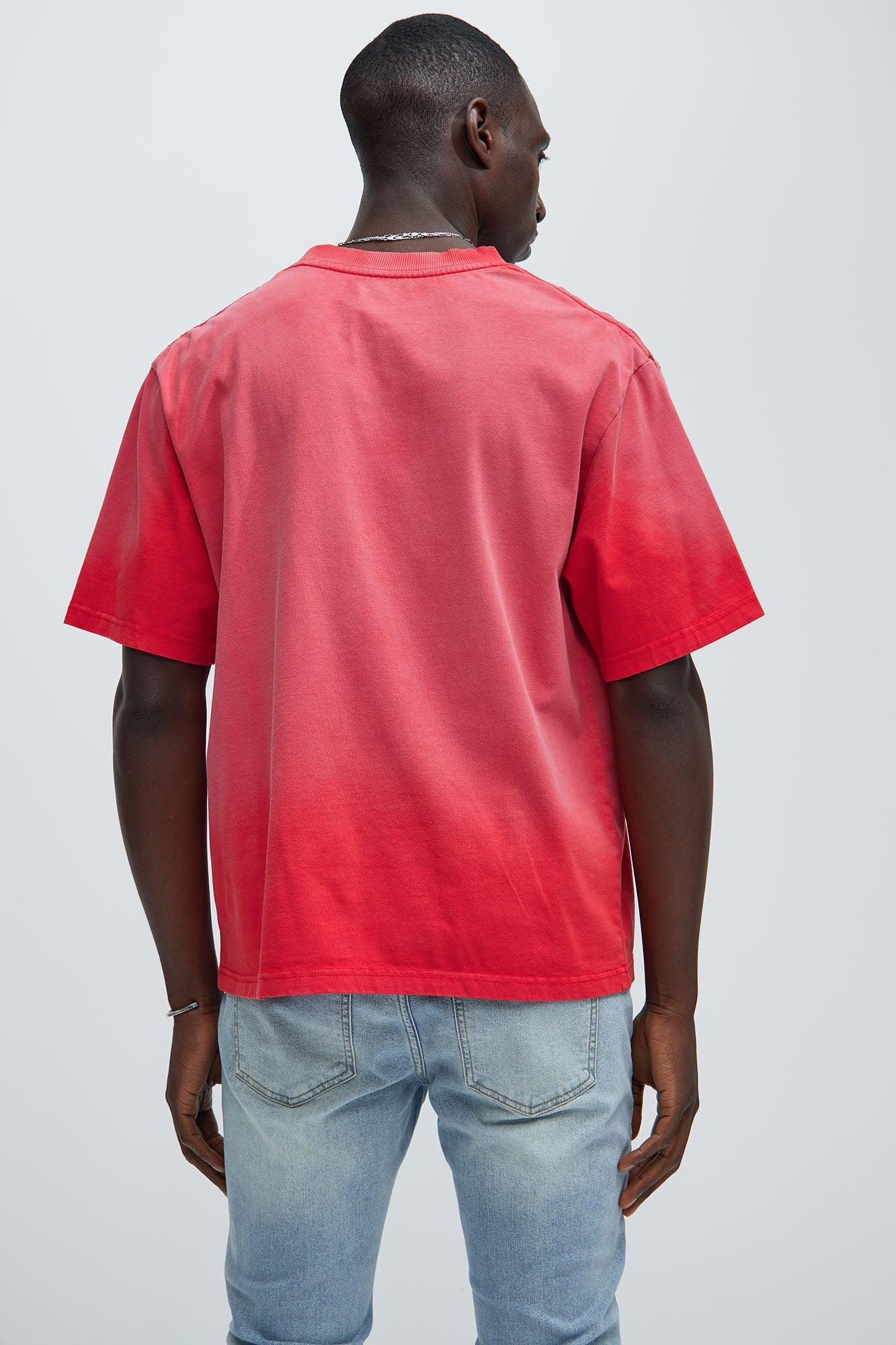 Dion Relaxed Tee - Red Product Image