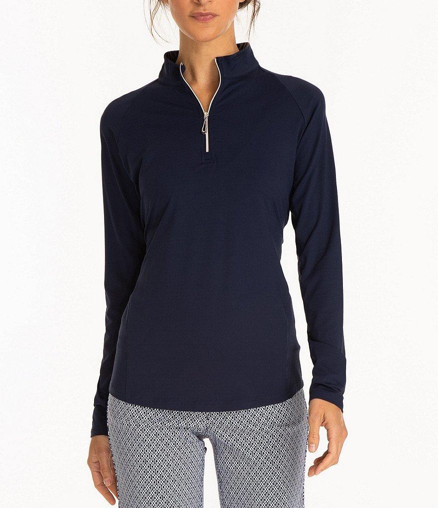 Sport Haley Sunscape UPF Long Sleeve Quarter Zip Mockneck Top product image