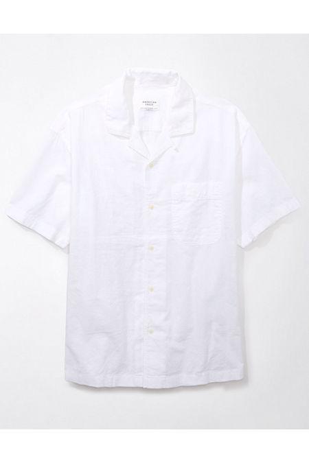 AE Linen-Blend Button-Up Poolside Shirt Men's Product Image