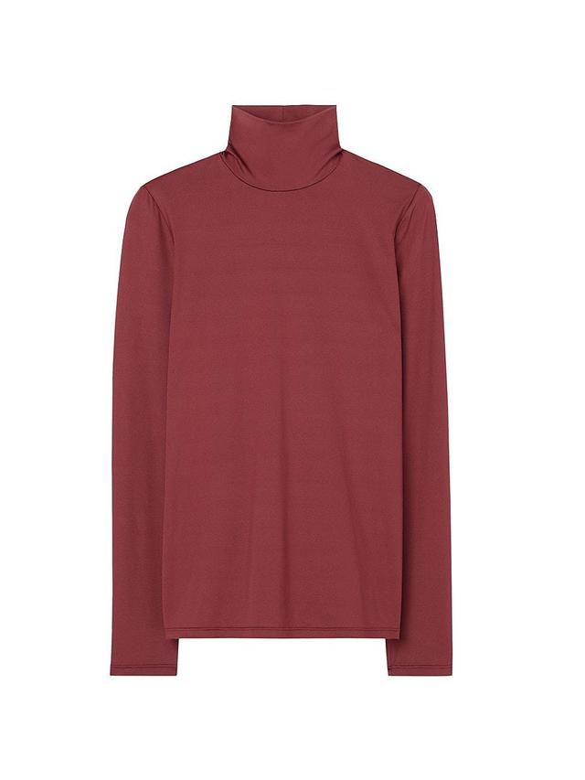 St. John Collection Nuda Jersey Turtleneck Top Product Image