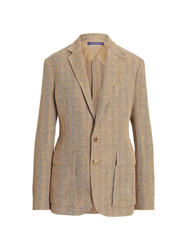 Womens Rileigh Broken Twill Linen Blazer Product Image