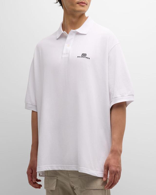 Mens Oversized Polo Shirt Product Image